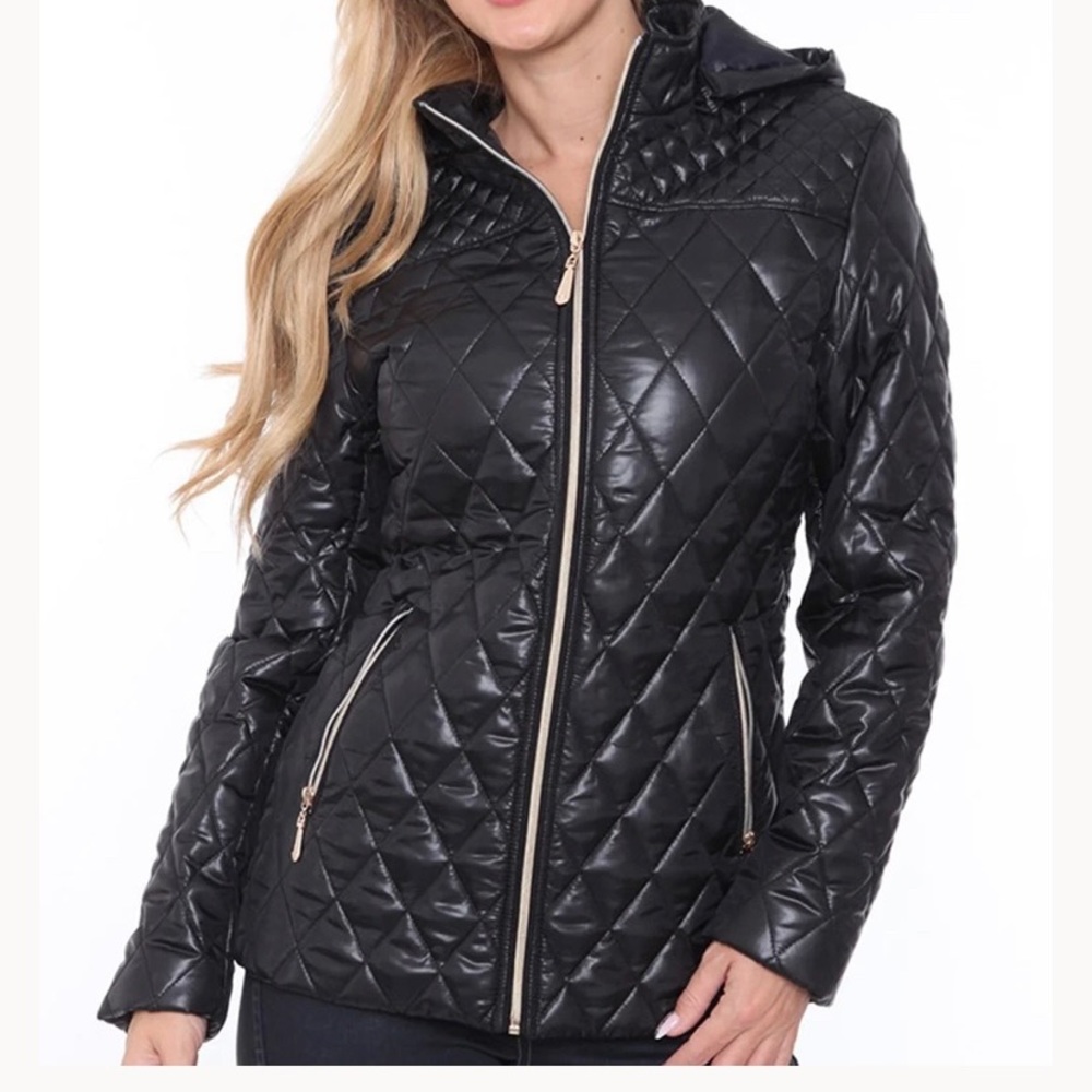 Black winter coat